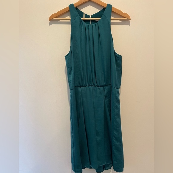 Rebecca Taylor Blue Teal Dress size 6 EUC - Picture 3 of 9